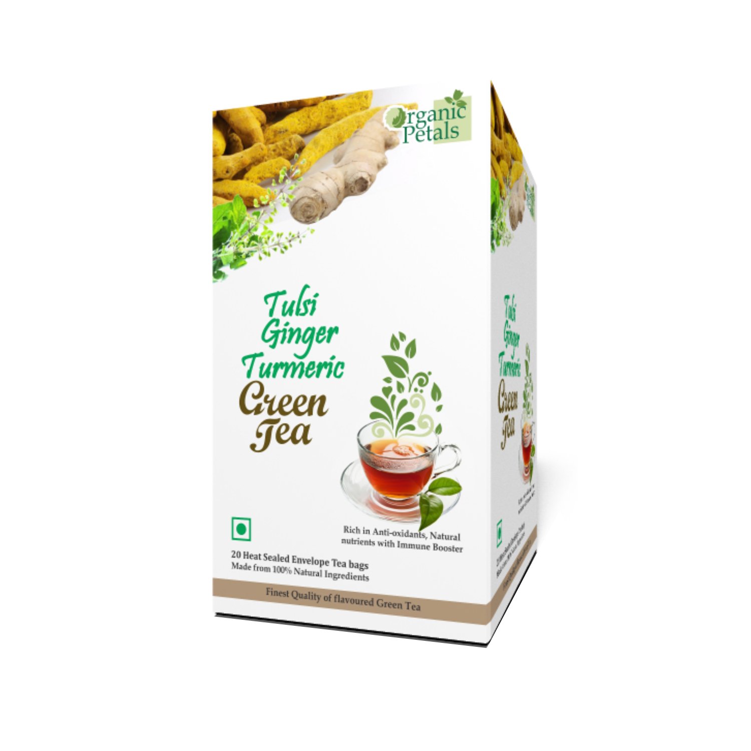 Tulsi Ginger Turmeric Green Tea Wintrust Pharmaceuticals