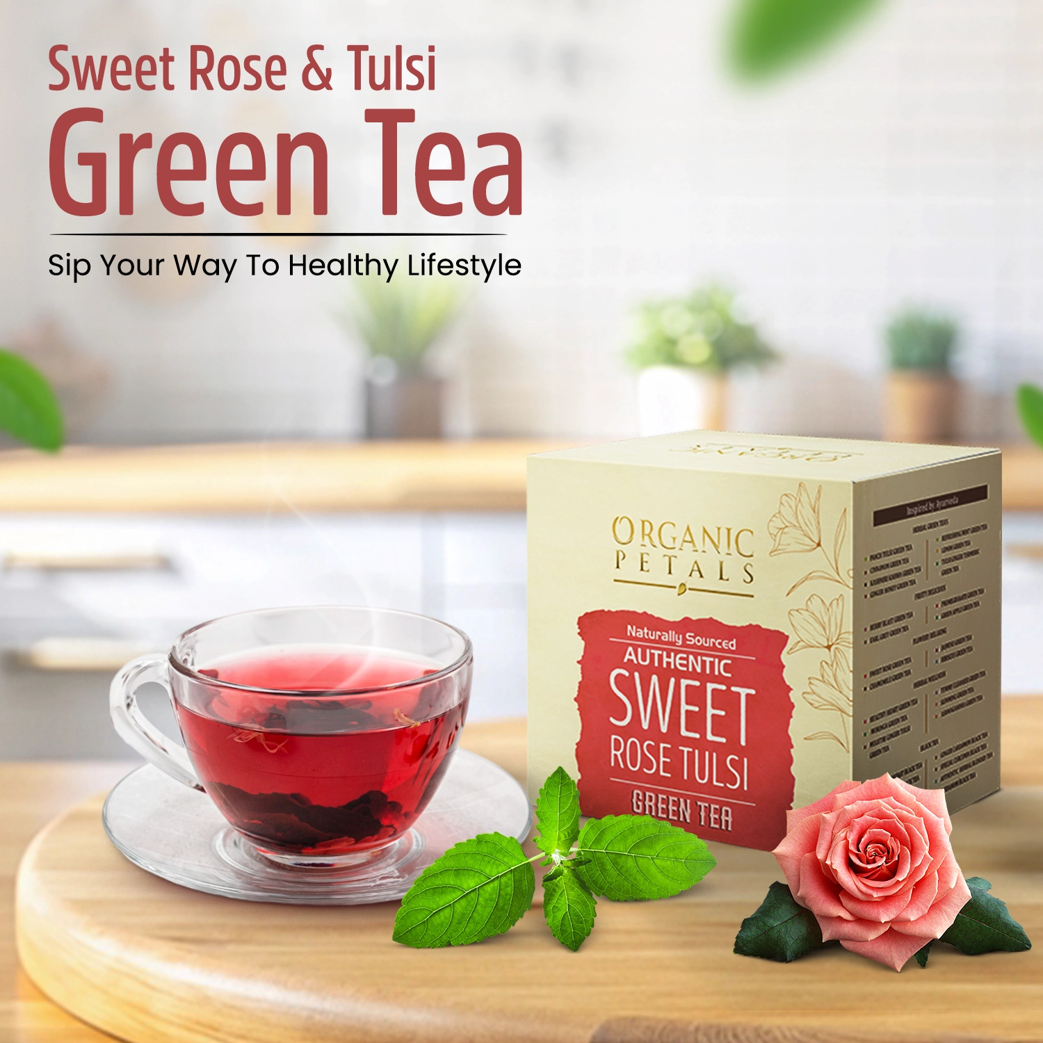 Sweet Rose Green Tea