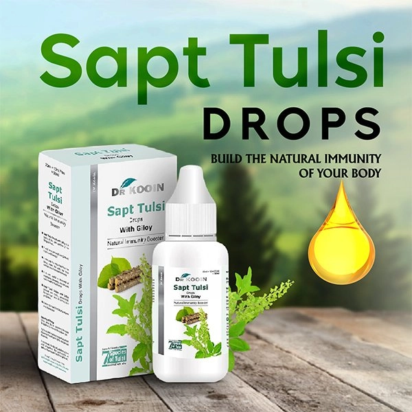 DR KOOIN Sapt Tulsi Drops With Giloy