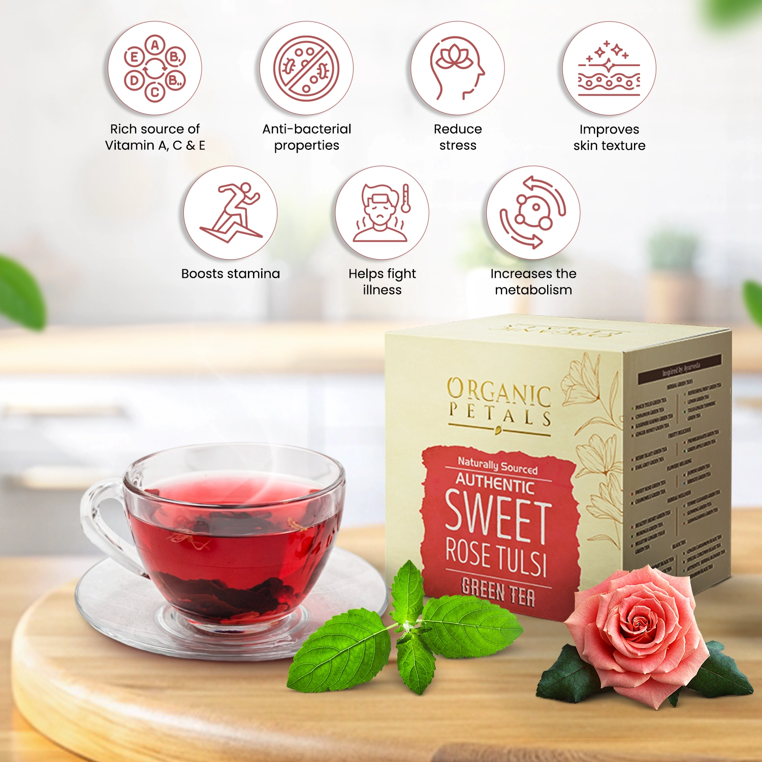 Sweet Rose Green Tea