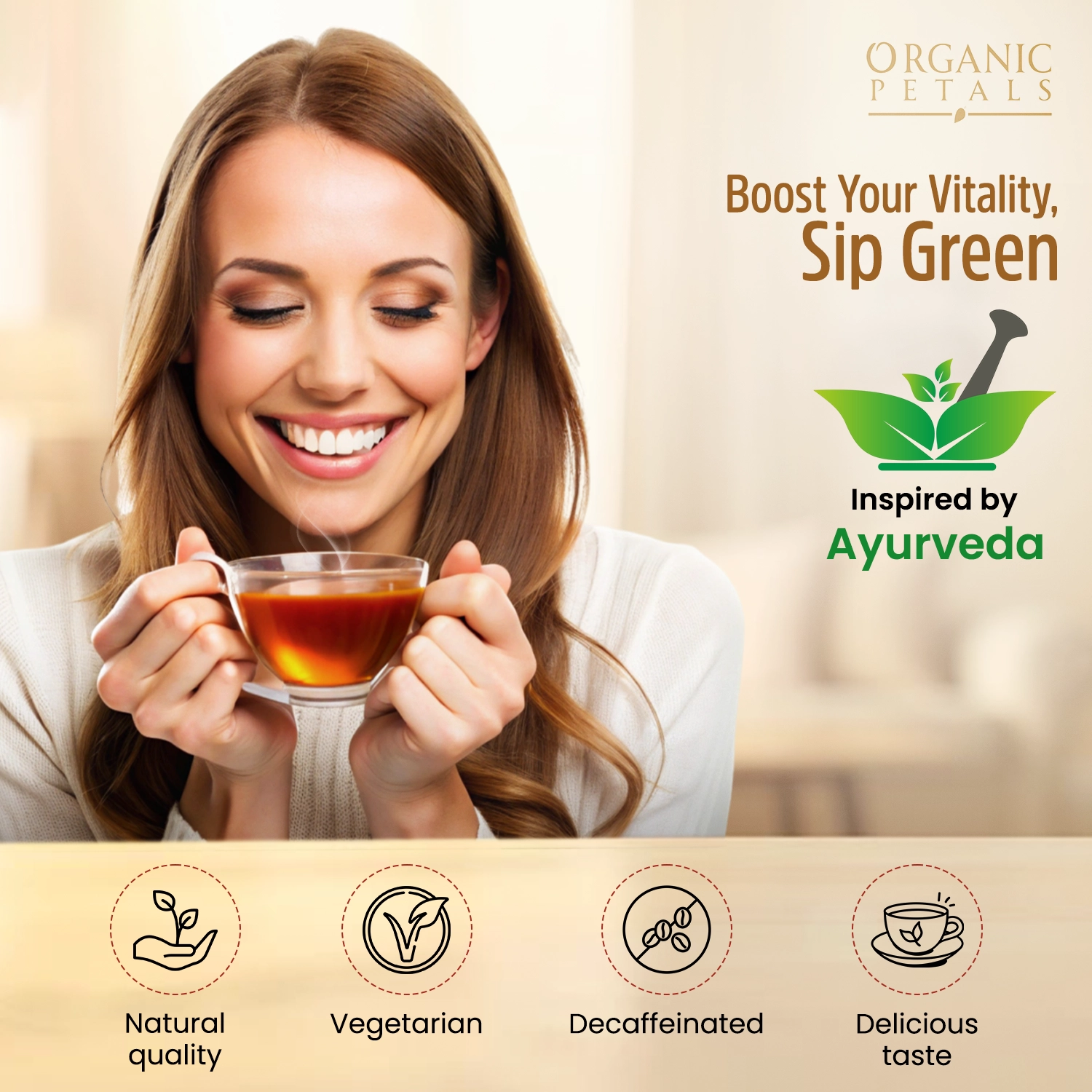 Refreshing Mint Green Tea