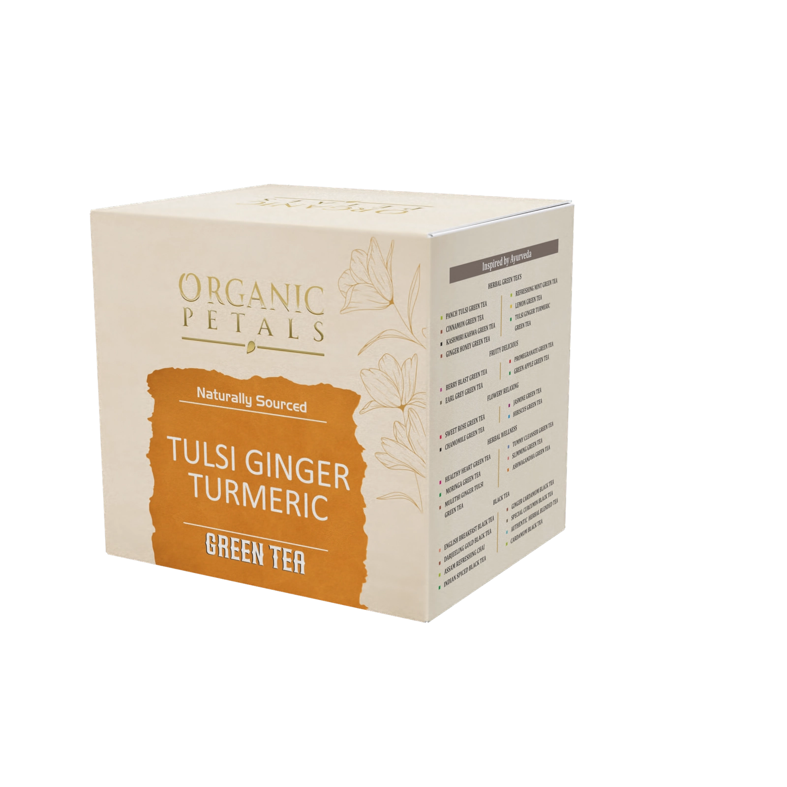 Tulsi Ginger Turmeric Green Tea